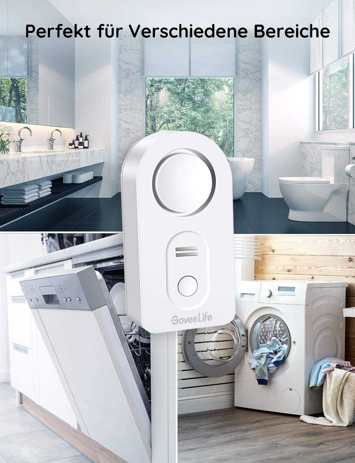 Govee Life Wassermelder Detektoren - 5er-Pack für zuverlässige Wassererkennung Mesch Shop Govee Life Wassermelder Detektoren - 5er-Pack für zuverlässige Wassererkennung Mesch Shop